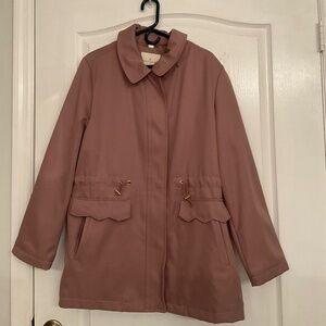 Kate Spade Raincoat Blush Beige Hoodie Size XL
